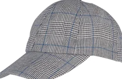 AGGIUS | Checked baseball cap Blauw