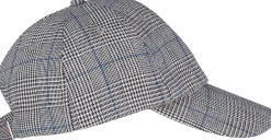 AGGIUS | Checked baseball cap Blauw