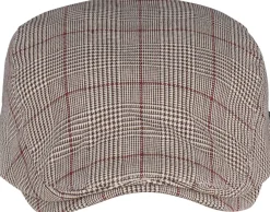 AGGIUS | Checked flat cap Bruin