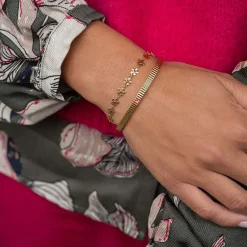 Armband Bloemen Groen