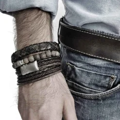 Armband Bonacci Donkerbruin