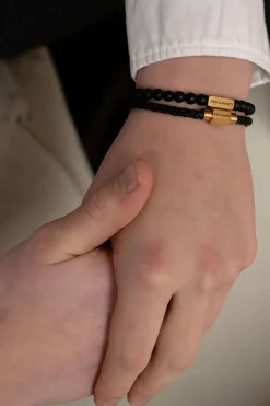 Armband Goud/Zwart