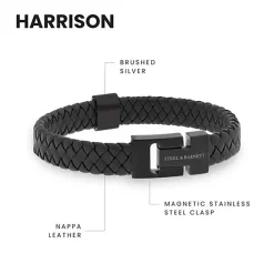 Armband Harrison Zwart