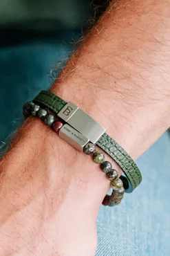 Armband Stones Groen