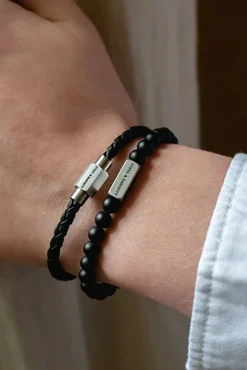 Armband Stones Zwart