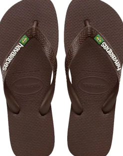 Badslippers Brasil Bruin