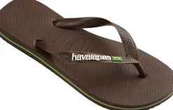 Badslippers Brasil Bruin