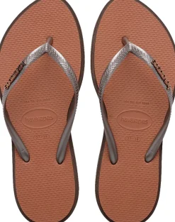Badslippers Slim Point Bruin