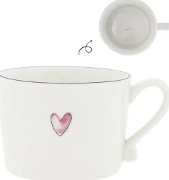 Beker Rose Heart Wit