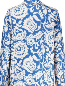 Blazer Bloemenprint Blauw