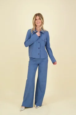 Blazer Claire Blauw