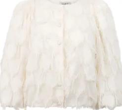 Blazer Evie Fringe Wit