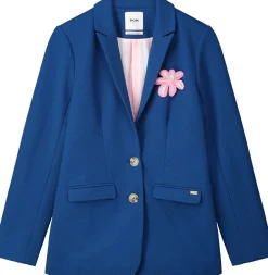 Blazer Pique Blauw