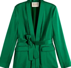Blazer Satin Groen