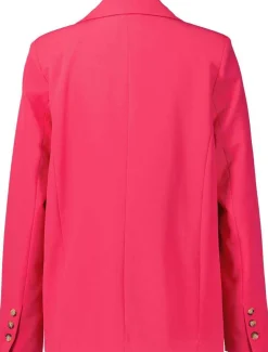 Blazer Solid Fuchsia