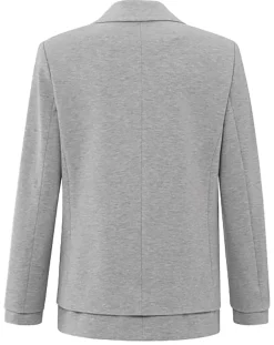 Blazer with seam Grijs
