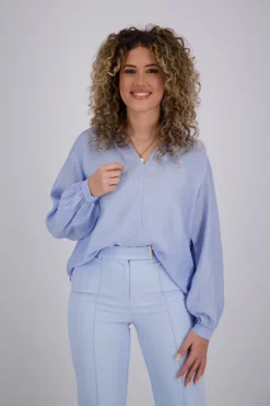 Blouse Alanza Shine Blauw