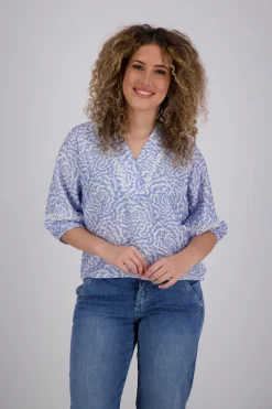 Blouse Aleyna Saku Blauw
