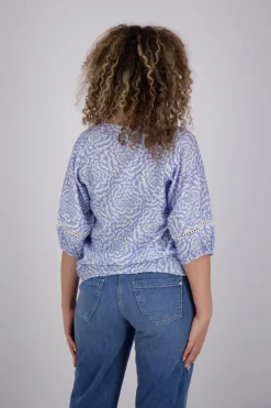 Blouse Aleyna Saku Blauw