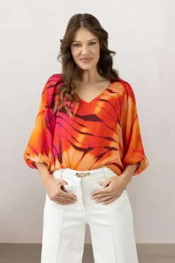 Blouse Azra Oranje