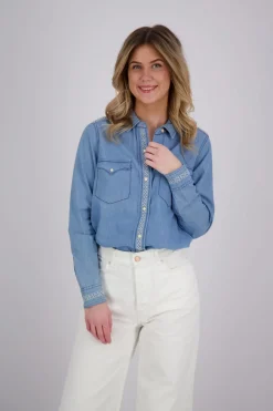 Blouse Blauw