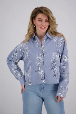 Blouse Blauw