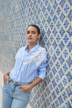 Blouse  Blauw
