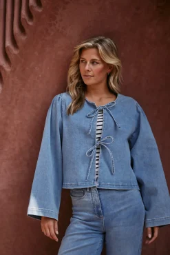 Blouse Bowy Blauw