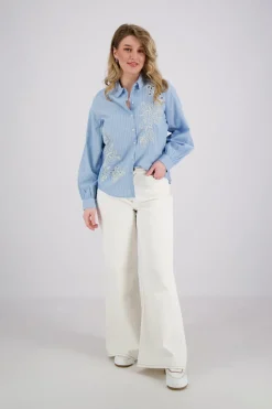 Blouse Caspiana Blauw