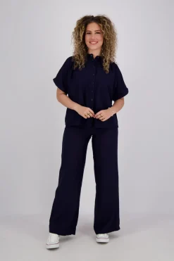 Blouse Deep Blauw
