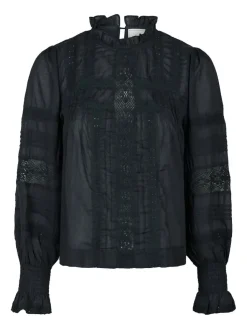 Blouse Ebba Voile Blauw