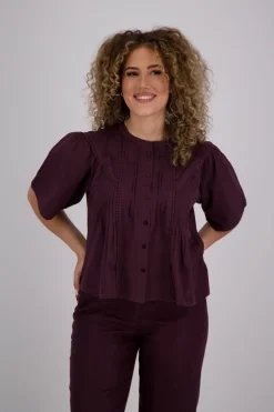 Blouse Ethelyn Bruin