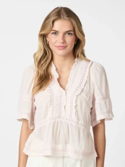 Blouse Evienne S Voile Roze