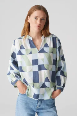 Blouse Falinde Blauw