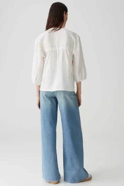 Blouse Fedora Wit