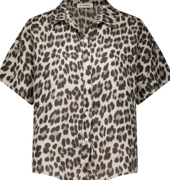 Blouse Feline Leopard Beige
