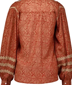Blouse Ghana Akua Rood
