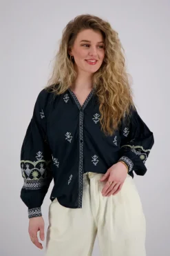 Blouse Jasailmer Chandra Blauw