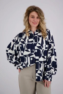 Blouse Jenna Blauw