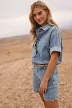 Blouse Jessie Blauw
