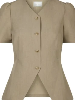 Blouse Jules Structure Bruin
