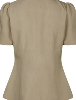 Blouse Jules Structure Bruin