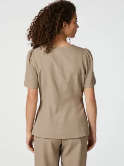 Blouse Jules Structure Bruin