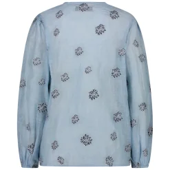 Blouse Kaoutar Embroidery Blauw