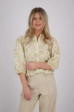 Blouse Lien Wit