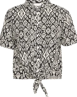 Blouse Linno Zwart