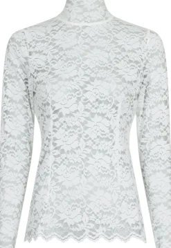Blouse Liza Laceflower Wit