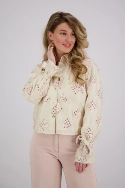 Blouse Loes Paillet Wit