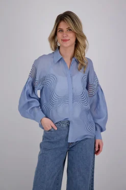 Blouse Molly Blauw