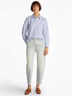 Blouse Oxford Blauw